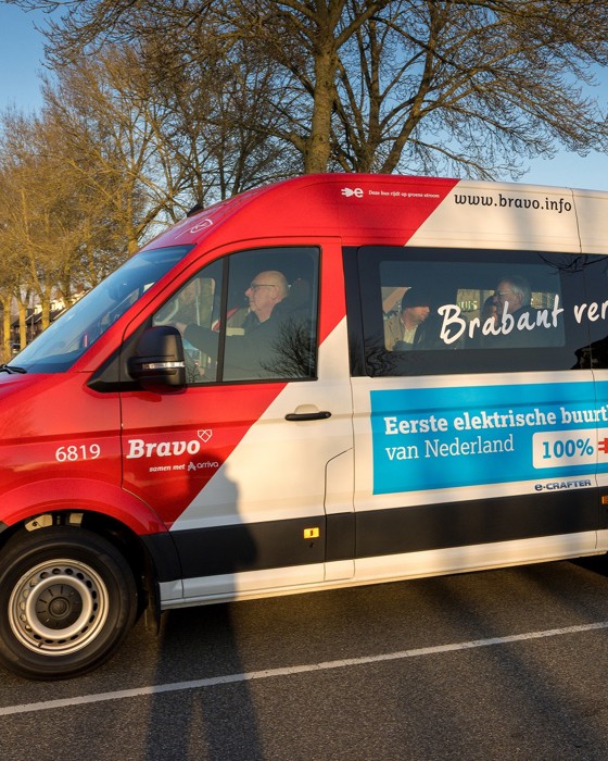 De eerste ZE Buurtbus op lijn 250 in Brabant De eerste ZE Buurtbus op lijn 250 in Brabant